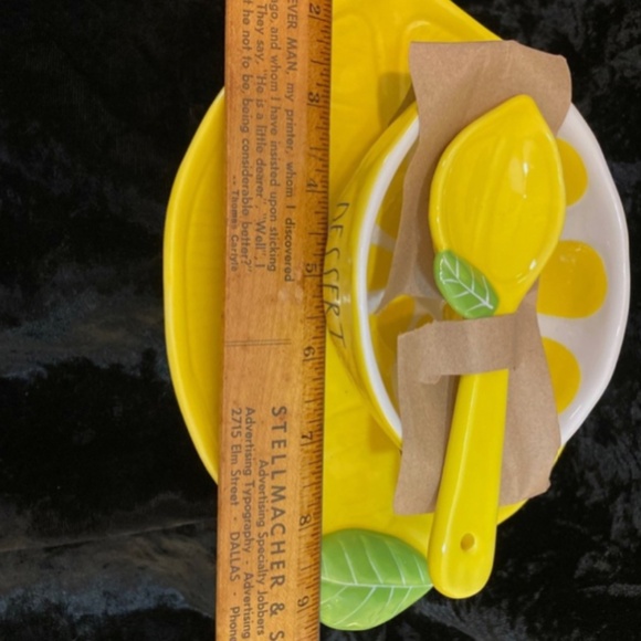 Rae Dunn Lemon Dessert Dish - Picture 4 of 5
